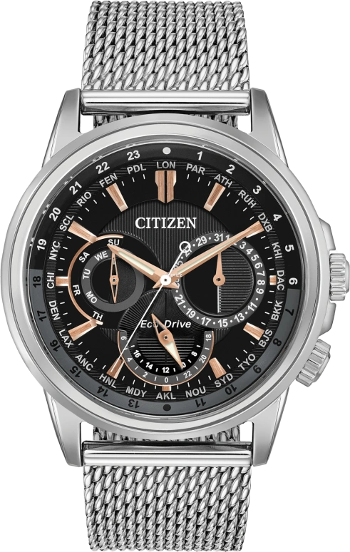 Citizen,Other 44mm,44mm,Stainless Steel,Black,Quartz,BU2020,BU2020-70E