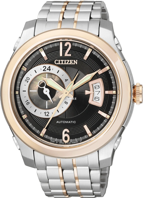 Citizen,Other 44mm,44mm,Stainless Steel,Black,Sapphire,Crystal Glass,Open,NP3004,NP3004-53E