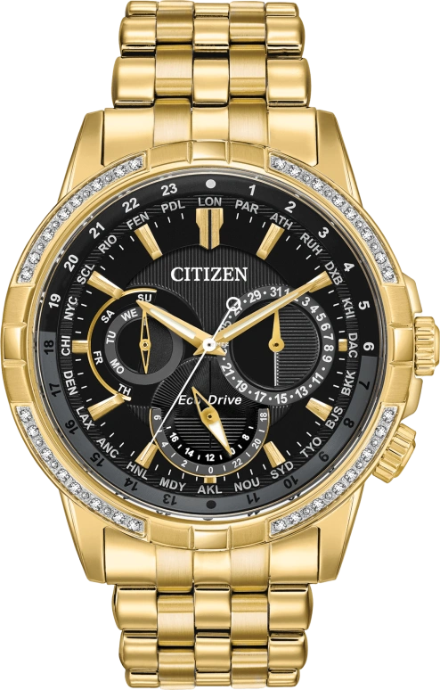 Citizen,Other 44mm,44mm,Stainless Steel,Black,Quartz,In-house Caliber,Sapphire,Crystal Glass,BU2082,BU2082-56E