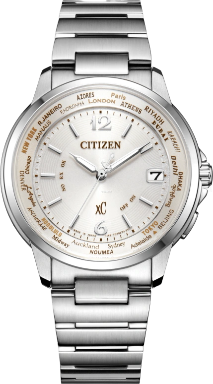 Citizen,Eco-Drive 38mm,38mm,Stainless Steel,Silver White,Quartz,In-house Caliber,Sapphire,Crystal Glass,CB1020,CB1020-54B