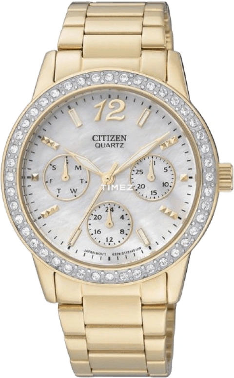 Citizen,Quartz 35mm,35mm,Stainless Steel,Quartz,ED8092,ED8092-58D