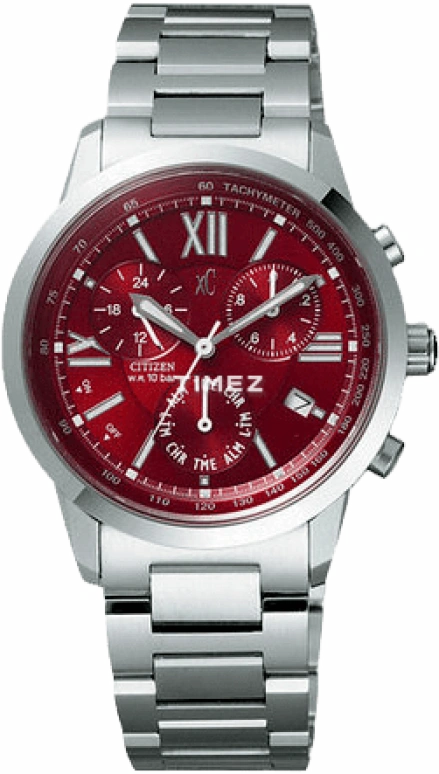Citizen,Quartz 35mm,35mm,Stainless Steel,Red,Sapphire,ct,AN6070,AN6070-54X