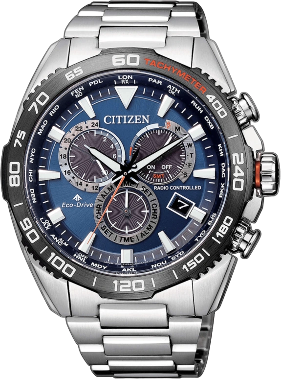 Citizen,Eco-Drive 45mm,45mm,Stainless Steel,Quartz,In-house Caliber,Sapphire,CB5034,CB5034-82L