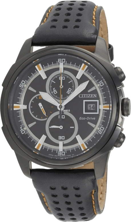 Citizen,Eco-Drive 43mm,43mm,Stainless Steel,Black,Quartz,CA0375,CA0375-00E