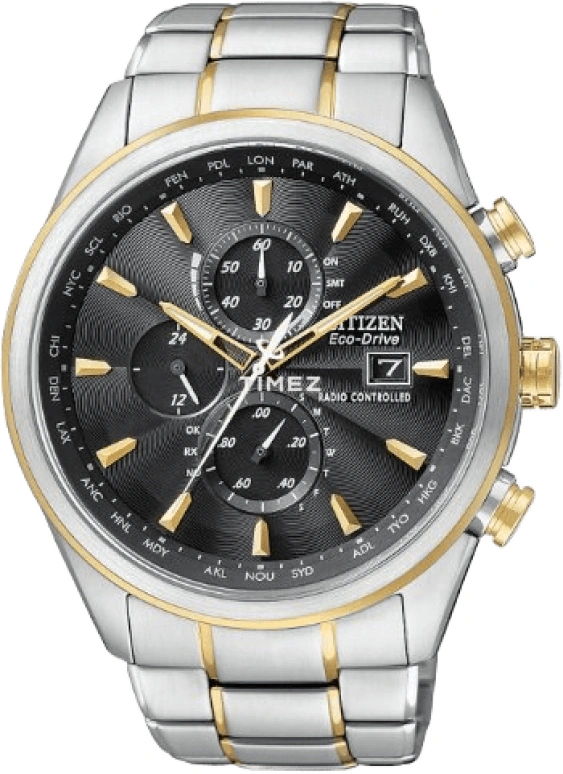 Citizen,Eco-Drive 43mm,43mm,Stainless Steel,Black,Quartz,AT8014,AT8014-57E