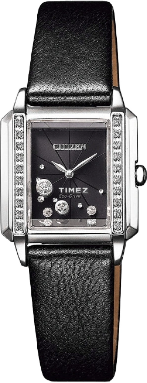 Citizen,Quartz 22.40mm,22.40mm,Stainless Steel,Black,Quartz,EG7061,EG7061-15E