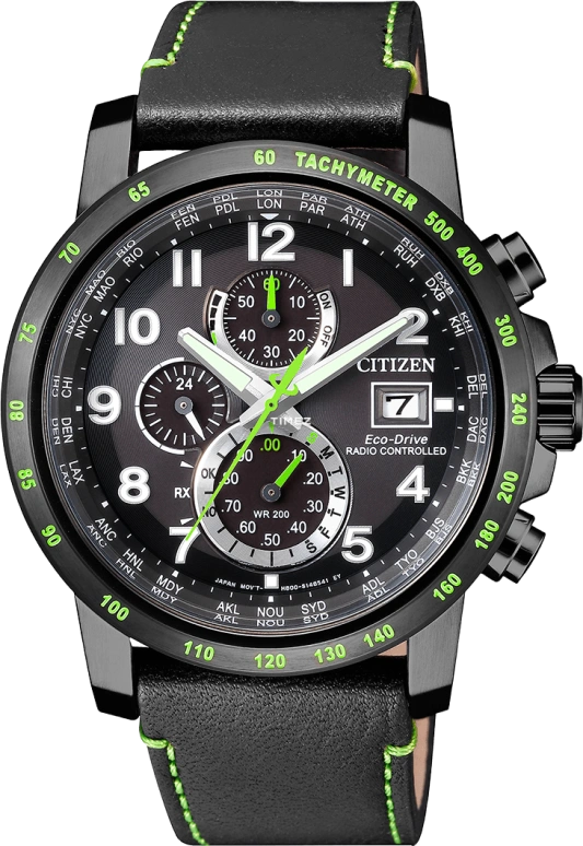 Citizen,Eco-Drive 44mm,44mm,Stainless Steel,Quartz,In-house Caliber,Sapphire,Crystal Glass,AT8128,AT8128-07E