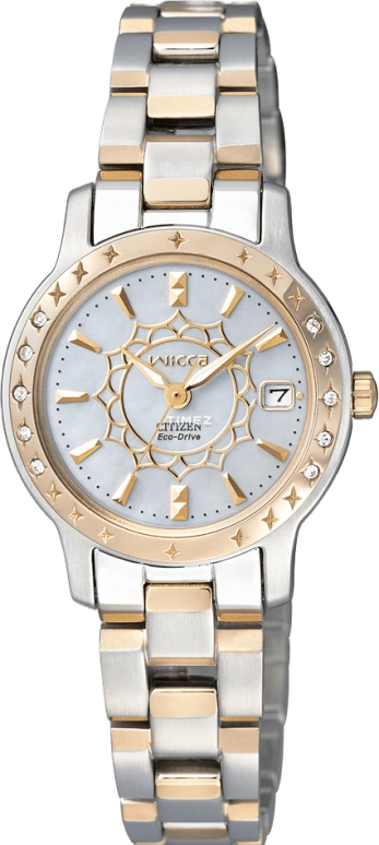 Citizen,Eco-Drive 25mm,25mm,Stainless Steel,Silver White,Crystal Glass,Setting,Diamonds,EW1304,EW1304-57D