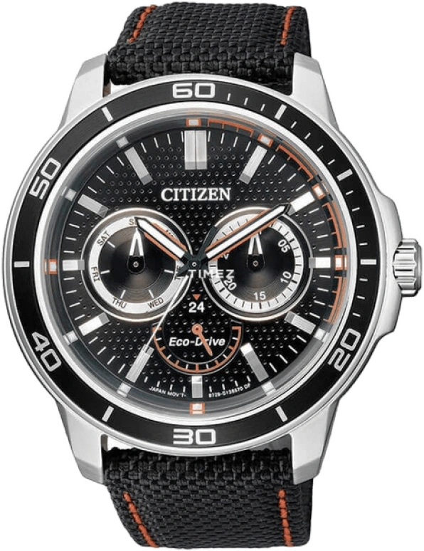 Citizen,Eco-Drive 44mm,44mm,Stainless Steel,Black,Quartz,BU2040,BU2040-05E