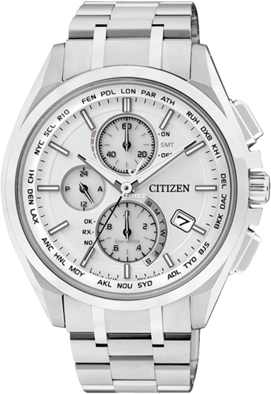 Citizen,Eco-Drive 43mm,43mm,Titanium Gold,White,Sapphire,Crystal Glass,AT8050,AT8050-53A