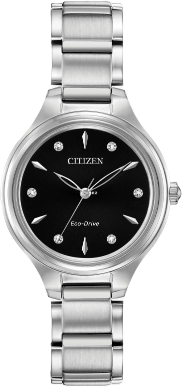 Citizen,Other 29mm,29mm,Stainless Steel,Black,Quartz,FE2100,FE2100-51E