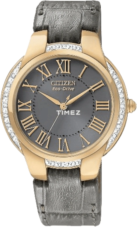 Citizen,Eco-Drive 35mm,35mm,Stainless Steel,Grey,Quartz,EM0093,EM0093-08H