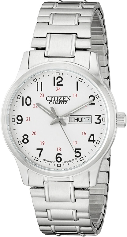 Citizen,Quartz 38mm,38mm,Stainless Steel,White,Quartz,BF0610,BF0610-91A