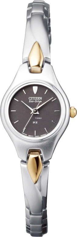 Citizen,Eco-Drive 19mm,19mm,Stainless Steel,Crystal Glass,EW5100,EW5100-55E