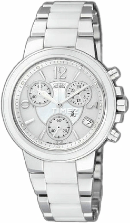 Citizen,Eco-Drive 33mm,33mm,Stainless Steel,Ceramic,Silver White,Sapphire,Crystal Glass,FB1075,FB1075-51A