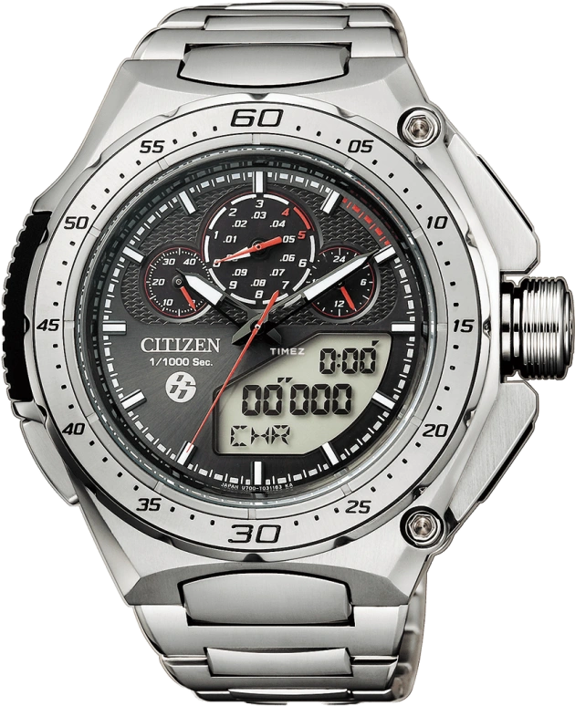 Citizen,Eco-Drive 51mm,51mm,Titanium,Black,Sapphire,JW0100,JW0100-51E