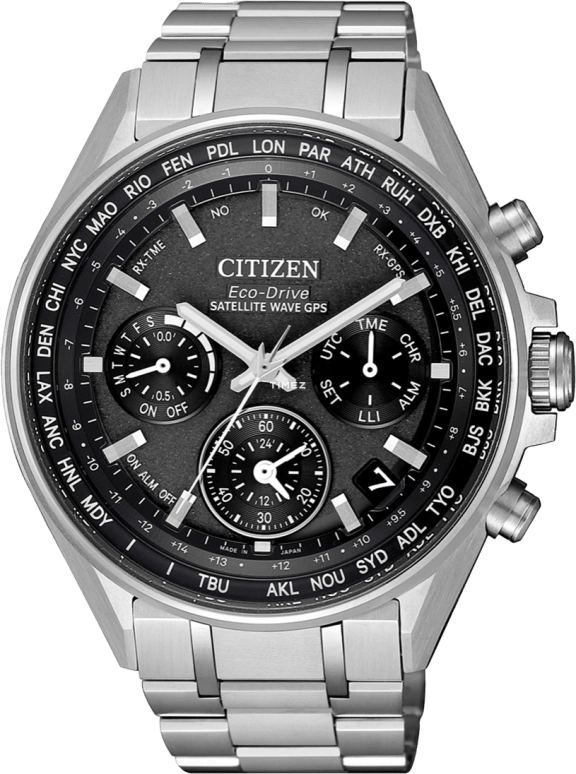 Citizen,Eco-Drive 44mm,44mm,Titanium,Black,Quartz,In-house Caliber,Sapphire,CC4000,CC4000-59E