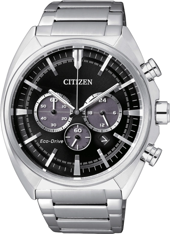 Citizen,Eco-Drive 45mm,45mm,Stainless Steel,Black,Sapphire,Crystal Glass,CA4280,CA4280-53E