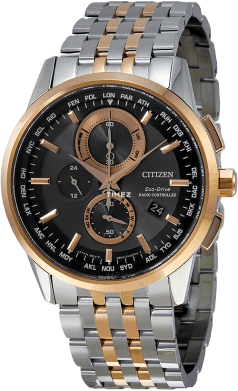 Citizen,Eco-Drive 43mm,43mm,Stainless Steel,Black,Quartz,AT8116,AT8116-57E