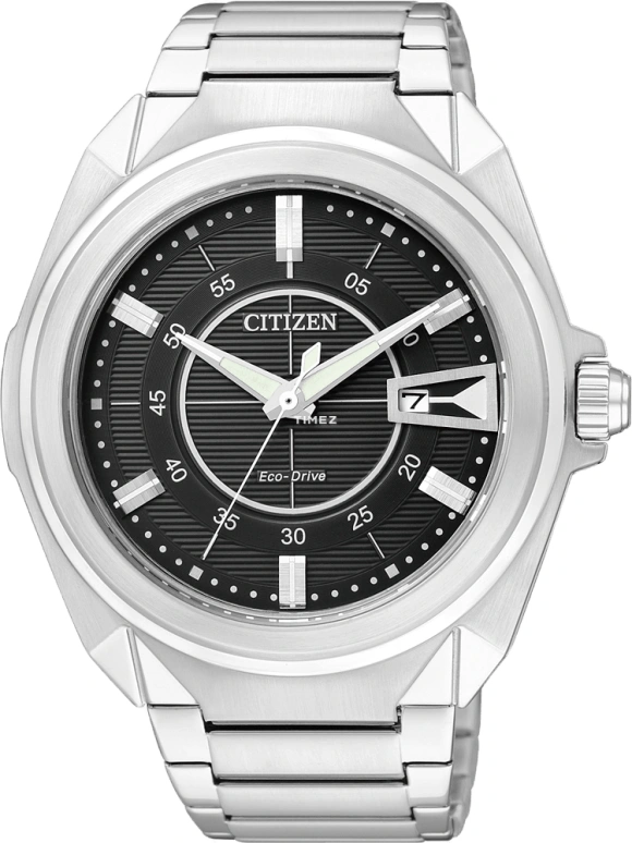 Citizen,Eco-Drive 44mm,44mm,Stainless Steel,Black,Sapphire,Crystal Glass,AW1020,AW1020-53E