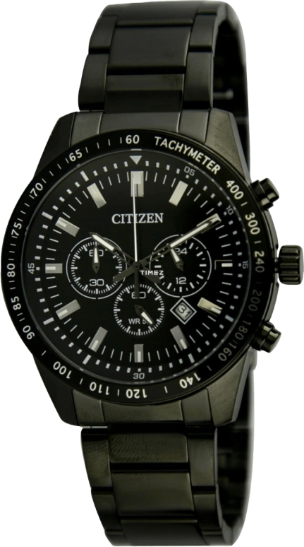 Citizen,Quartz 44mm,44mm,Stainless Steel,Black,Quartz,AN8070,AN8070-53E