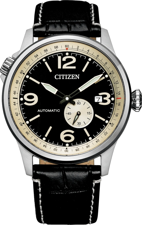 Citizen,Other 42mm,42mm,Stainless Steel,Black,Automatic,In-house Caliber,Hardlex,Crystal Glass,NJ0140,NJ0140-17E