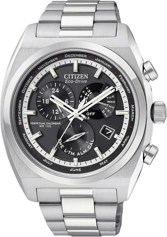 Citizen,Eco-Drive 42mm,42mm,Stainless Steel,Black,Quartz,BL8120,BL8120-52E