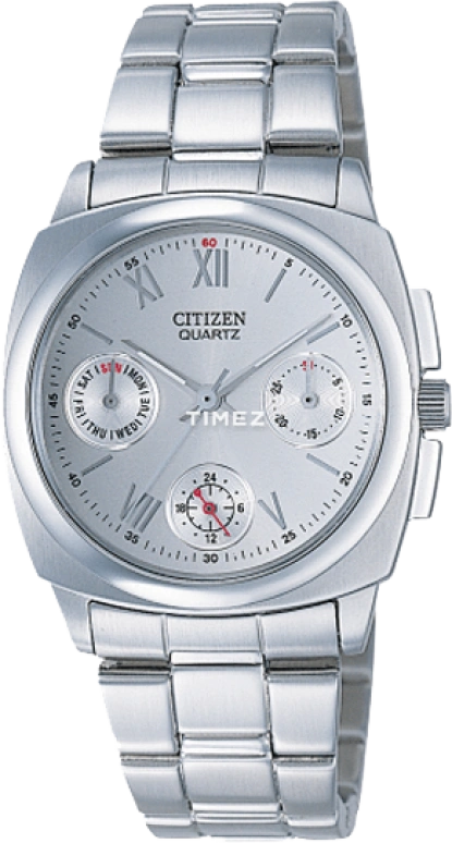 Citizen,Other 31mm,31mm,Stainless Steel,Silver White,Quartz,In-house Caliber,Hardlex,Crystal Glass,ED8070,ED8070-51A