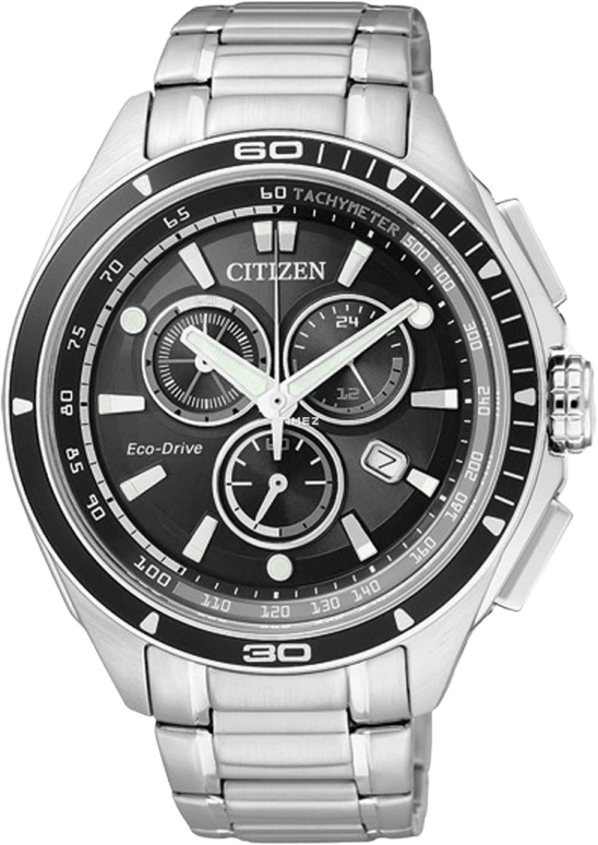 Citizen,Eco-Drive 43.50mm,43.50mm,Stainless Steel,Black,Sapphire,Crystal Glass,AT0956,AT0956-50E