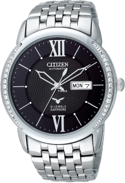 Citizen,Other 40mm,40mm,Stainless Steel,Black,Sapphire,NH8270,NH8270-56EB