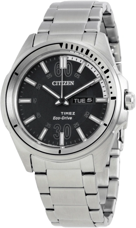 Citizen,Other 43mm,43mm,Stainless Steel,Black,Quartz,AW0031,AW0031-52E