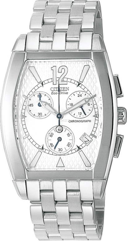 Citizen,Eco-Drive ,Stainless Steel,White,Crystal Glass,AT0000,AT0000-63A