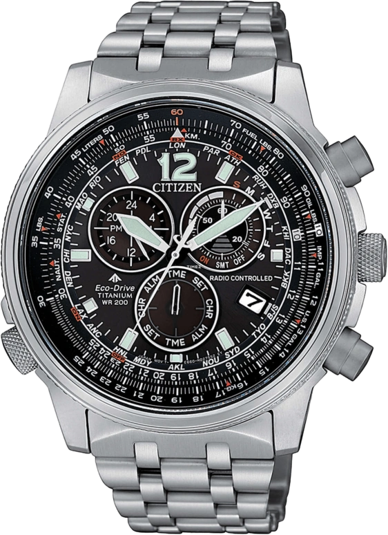 Citizen,Eco-Drive 45mm,45mm,Titanium,Black,Quartz,CB5850,CB5850-80E