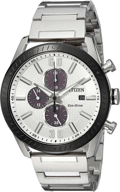 Citizen,Other 43mm,43mm,Stainless Steel,Silver,Quartz,CA0668,CA0668-52A