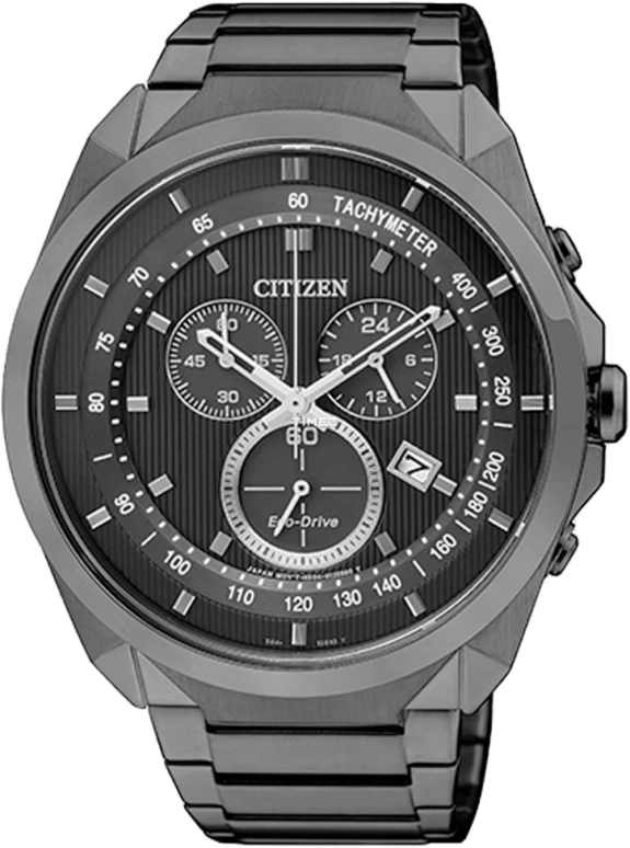 Citizen,Eco-Drive 44mm,44mm,Stainless Steel,Black,Quartz,AT2155,AT2155-58E