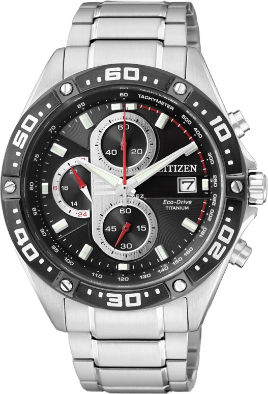 Citizen,Eco-Drive 40mm,40mm,Titanium,Black,Quartz,In-house Caliber,Sapphire,Crystal Glass,CA0030,CA0030-52E