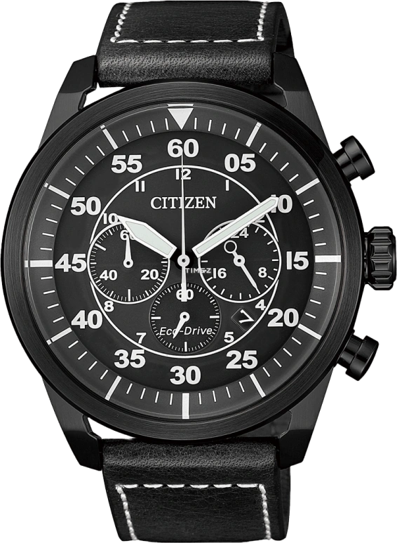 Citizen,Eco-Drive 45mm,45mm,Stainless Steel,Black,Quartz,In-house Caliber,Crystal Glass,CA4215,CA4215-21H