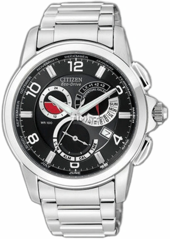 Citizen,Eco-Drive 41mm,41mm,Stainless Steel,Black,Sapphire,Crystal Glass,BL8055,BL8055-52E