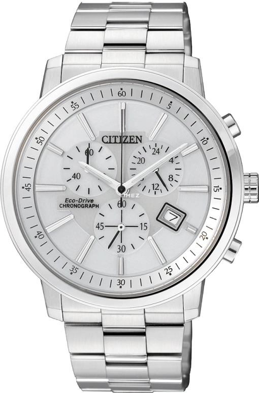 Citizen,Eco-Drive 40mm,40mm,Stainless Steel,Silver White,Quartz,In-house Caliber,Sapphire,Crystal Glass,AT0495,AT0495-51A