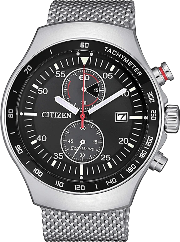 Citizen,Eco-Drive 43mm,43mm,Stainless Steel,Black,Quartz,CA7010,CA7010-86E