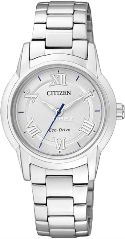 Citizen,Eco-Drive 30mm,30mm,Stainless Steel,White,Sapphire,Crystal Glass,FE2010,FE2010-51B