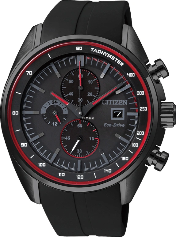 Citizen,Eco-Drive 45.60mm,45.60mm,Stainless Steel,Black,Sapphire,Crystal Glass,CA0595,CA0595-03F