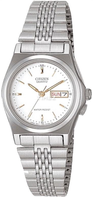 Citizen,Other 25.40mm,25.40mm,Stainless Steel,White,Quartz,In-house Caliber,Hardlex,Crystal Glass,EQ0200,EQ0200-55A