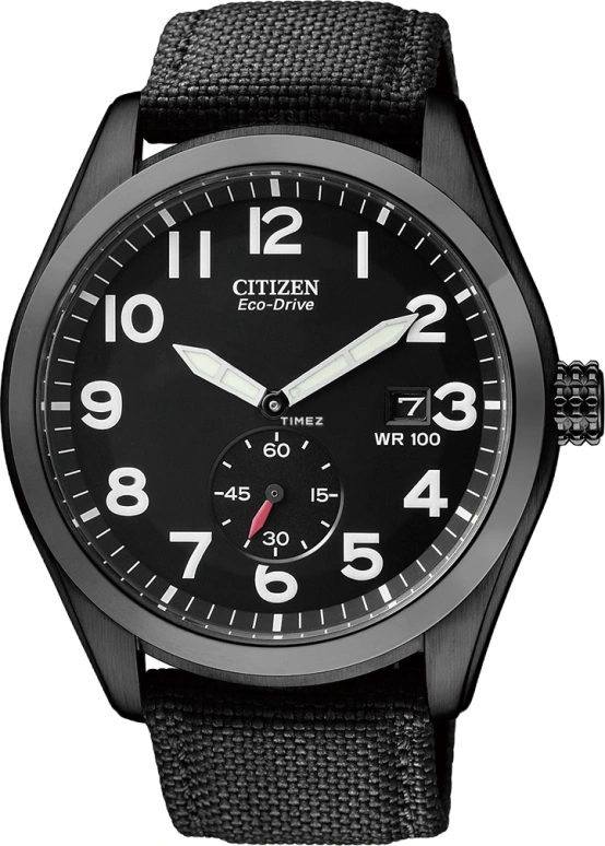 Citizen,Eco-Drive 42mm,42mm,Stainless Steel,Black,Hardlex,Crystal Glass,Closed,BV1085,BV1085-06E