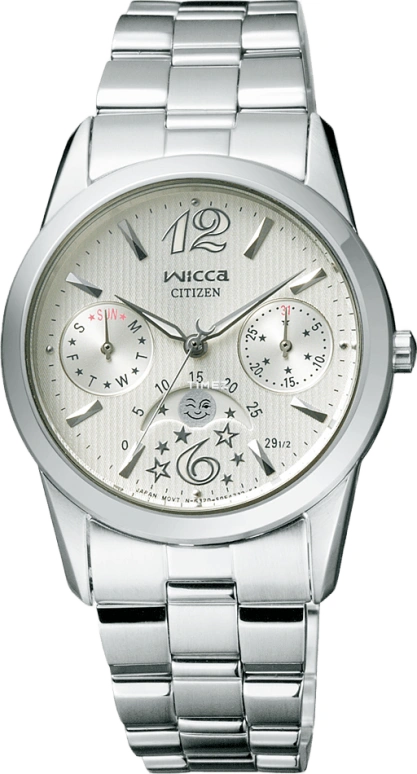 Citizen,Quartz ,Stainless Steel,White,Crystal Glass,ED8080,ED8080-57A