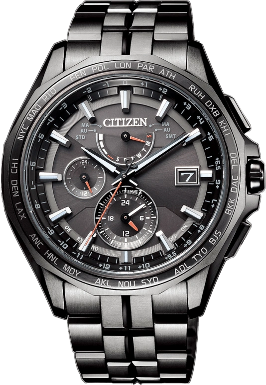 Citizen,Eco-Drive 41mm,41mm,Titanium,Black,Quartz,In-house Caliber,Sapphire,AT9097,AT9097-54E
