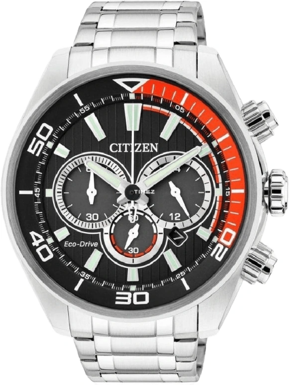 Citizen,Other 45mm,45mm,Stainless Steel,Black,Quartz,CA4330,CA4330-57E