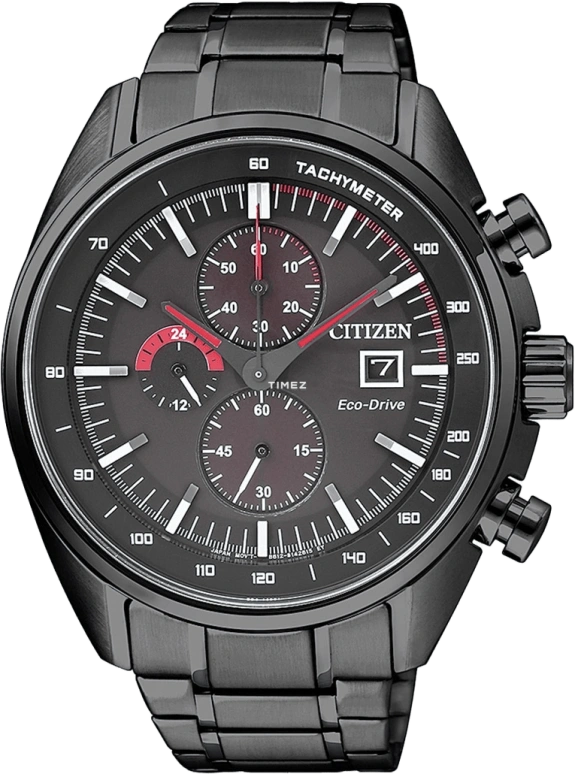 Citizen,Eco-Drive 45mm,45mm,Stainless Steel,Black,Quartz,CA0595,CA0595-54E
