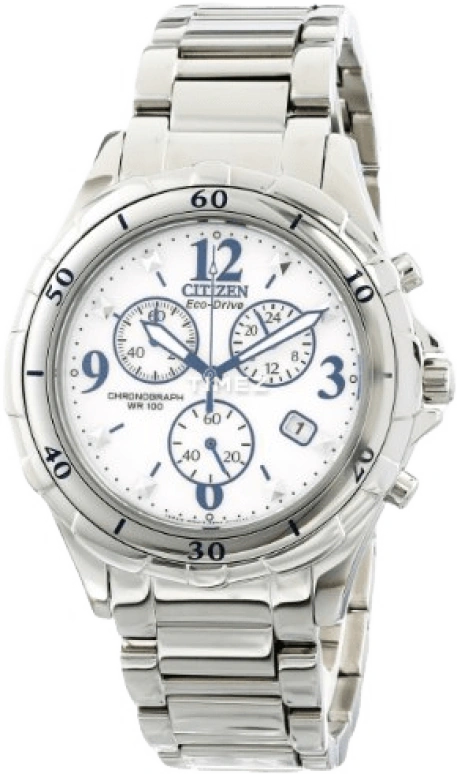Citizen,Eco-Drive 40mm,40mm,Stainless Steel,White,Quartz,FB1350,FB1350-58A