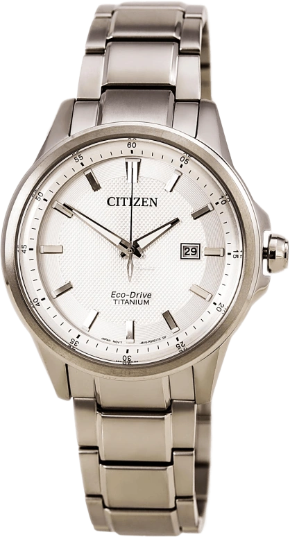 Citizen,Other 42mm,42mm,Titanium,Silver,Quartz,AW1490,AW1490-50A